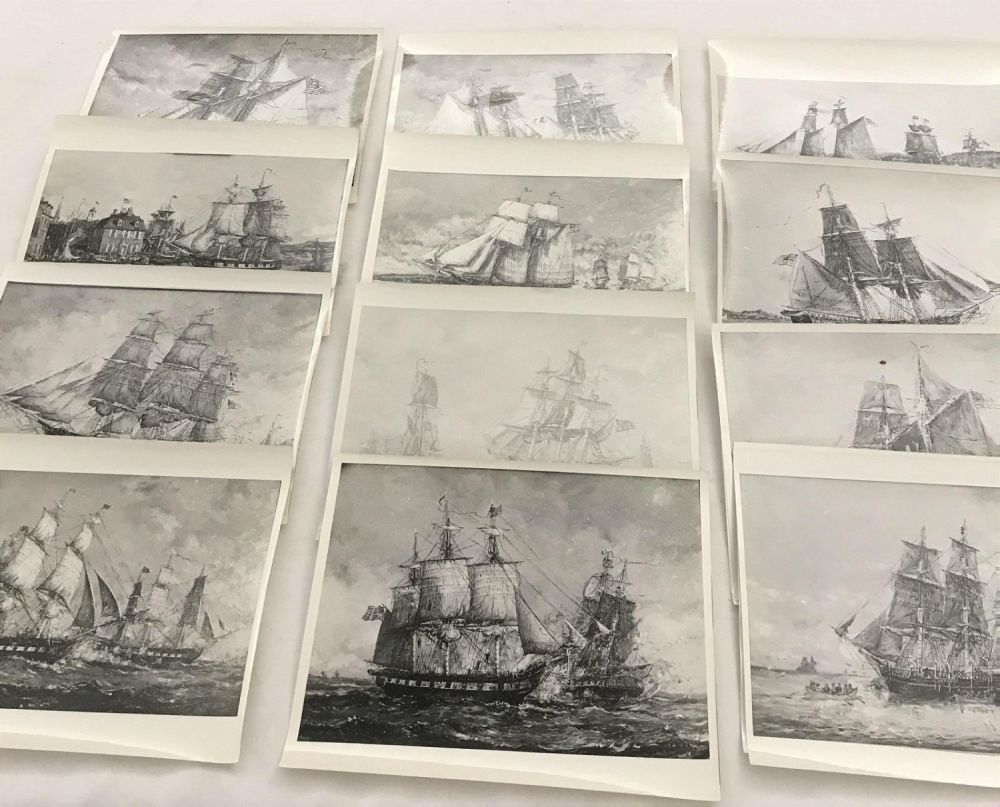 Lot 298: MAFFEI Photographs of Sketches Pictures of Naval