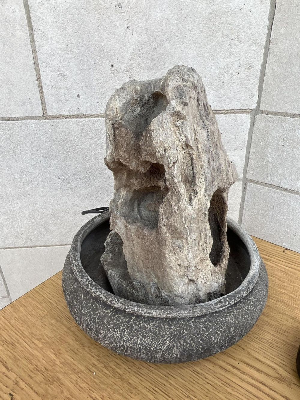 Lot 155: Indoor Fountain Measures approximately 1 foot tall