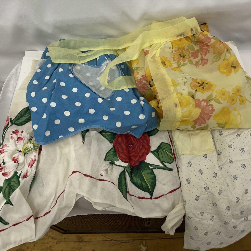 Lot 209: Vintage Apron Collection .