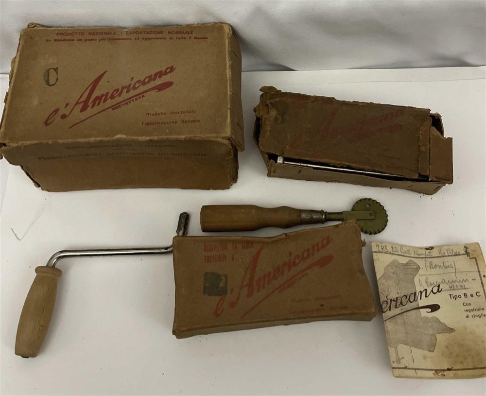 Lot 221: Vintage Americana Spaghetti Noodle Maker .