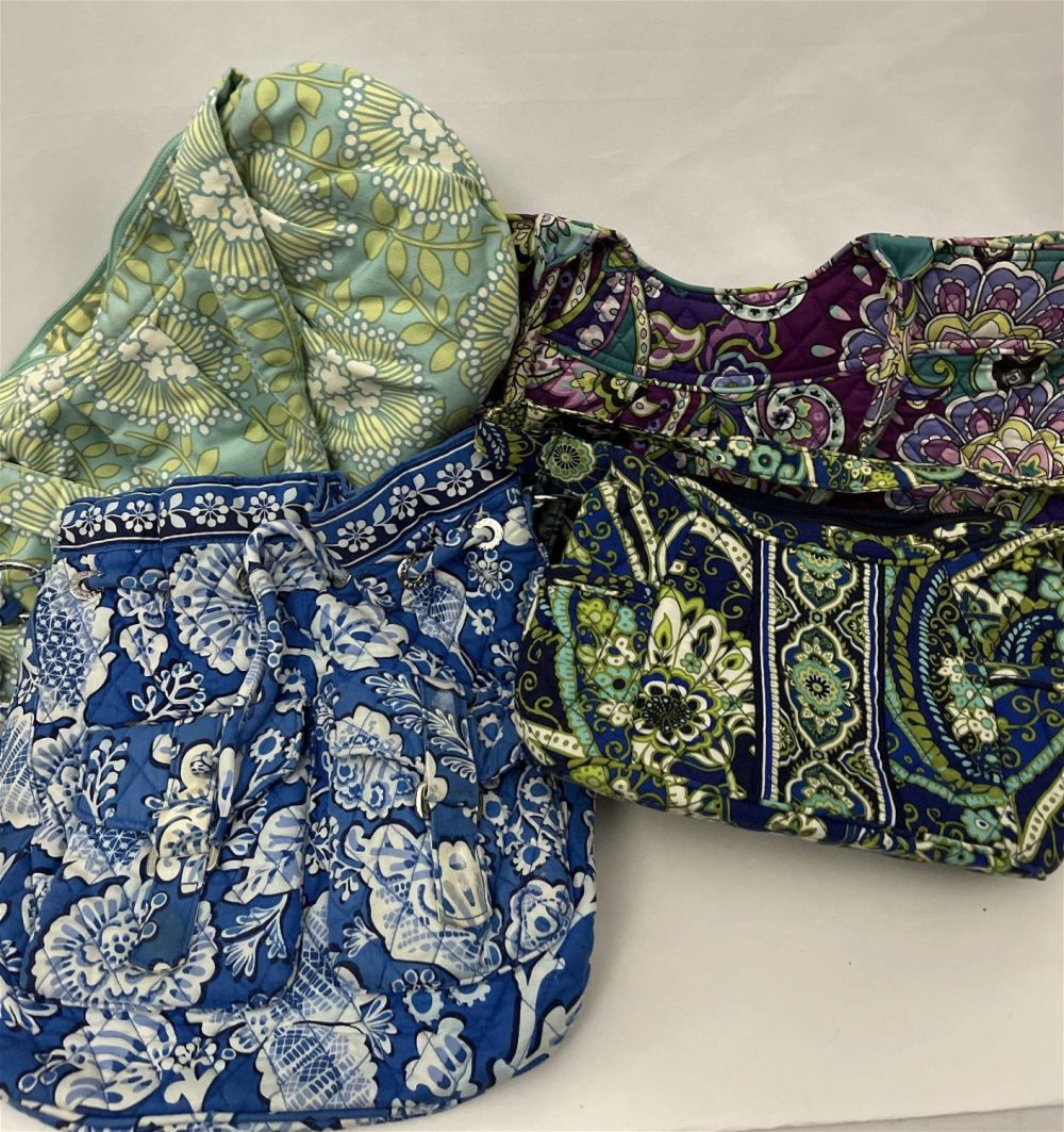 Lot 222: Vintage Vera Bradley Purse Collection, set a 4 .