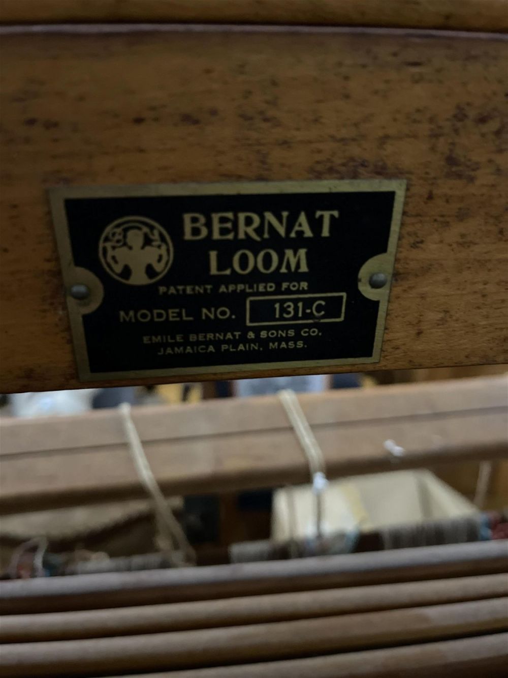 Lot 223: Vintage Weaving Loom in Working condition! Made by Bernat Loom Company model 131 â€“ C