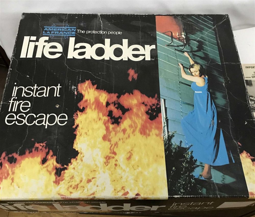 Lot 291: Fire Ladder Instant Fire Escape, still in box .