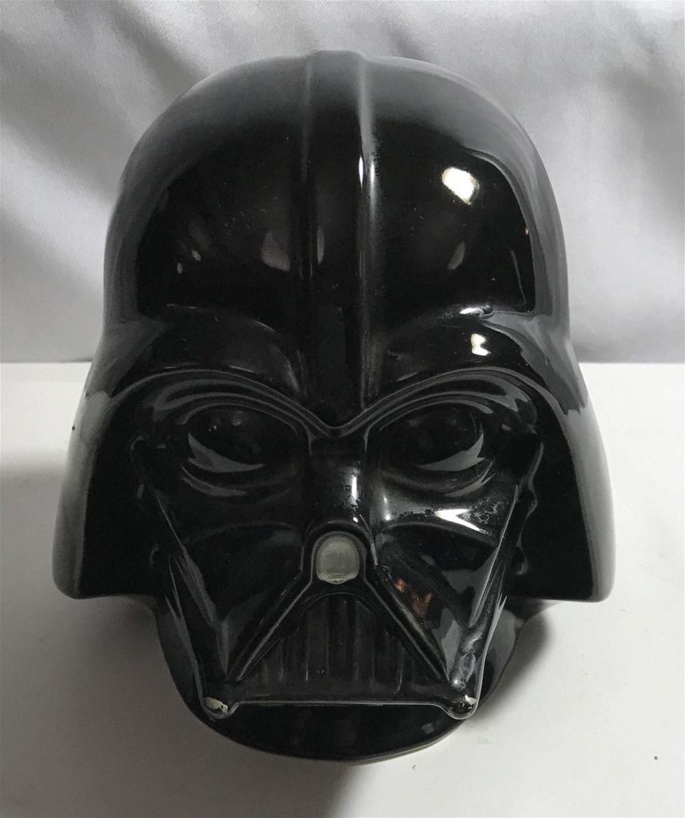 Lot 303: Star Wars Darth Vader Coin Bank No Chips .