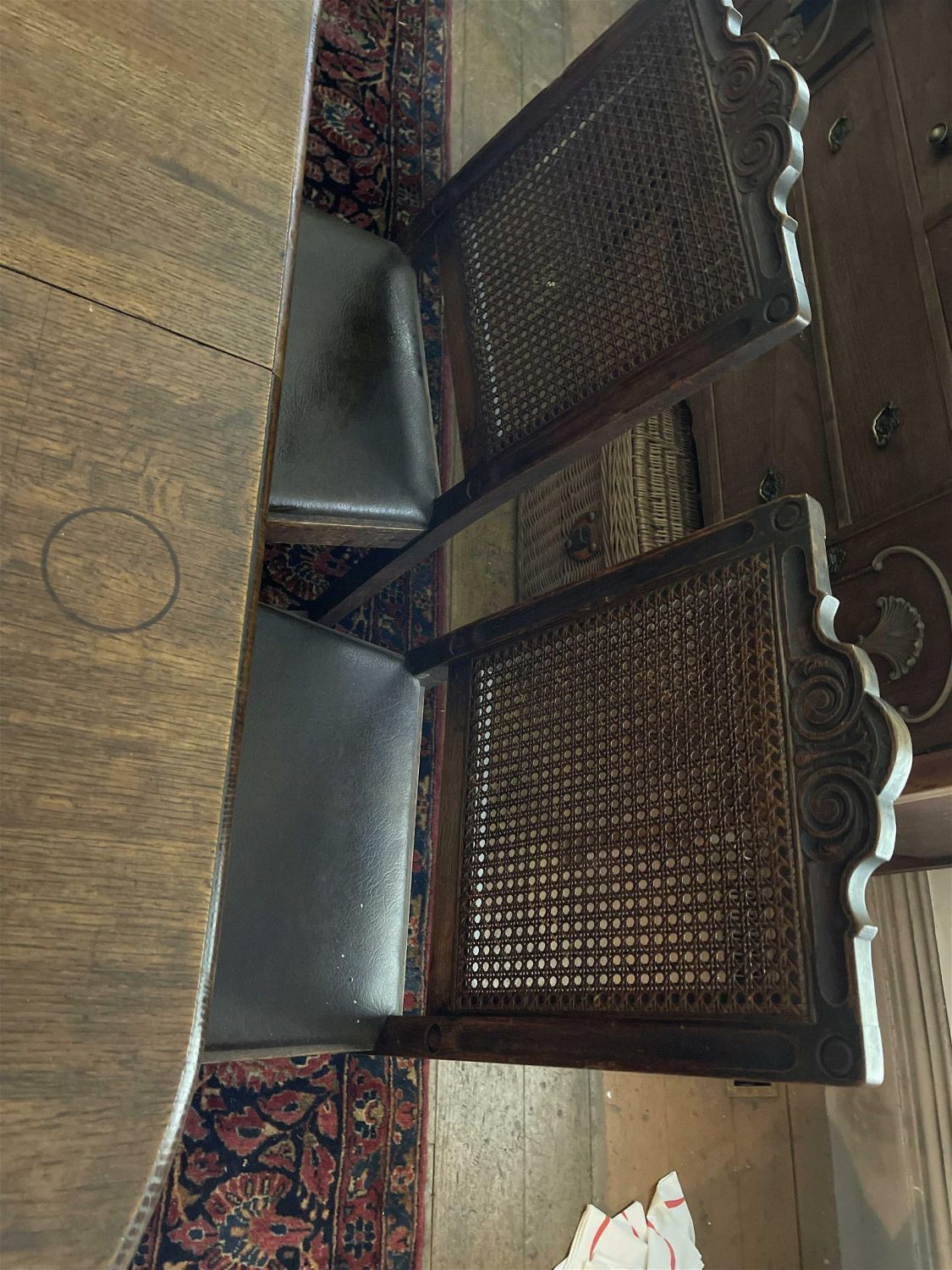 Lot 198 Antique Stickley Dining Room Set The Lodge Auction House