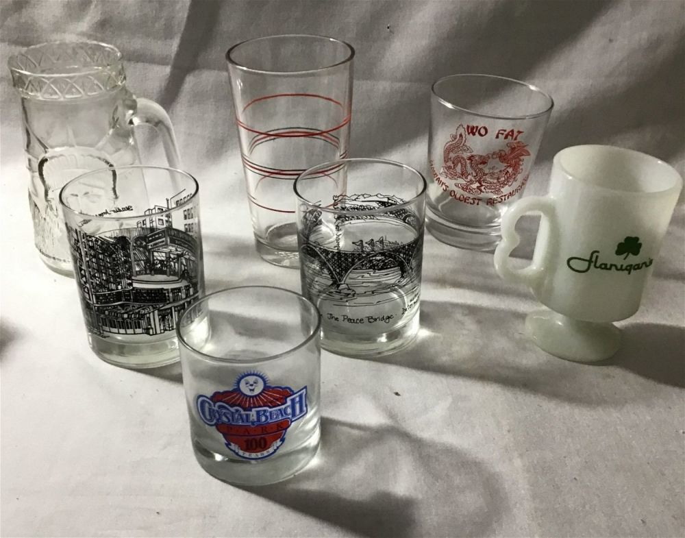 Lot 241: Vintage Drinking Glass Collection (7)