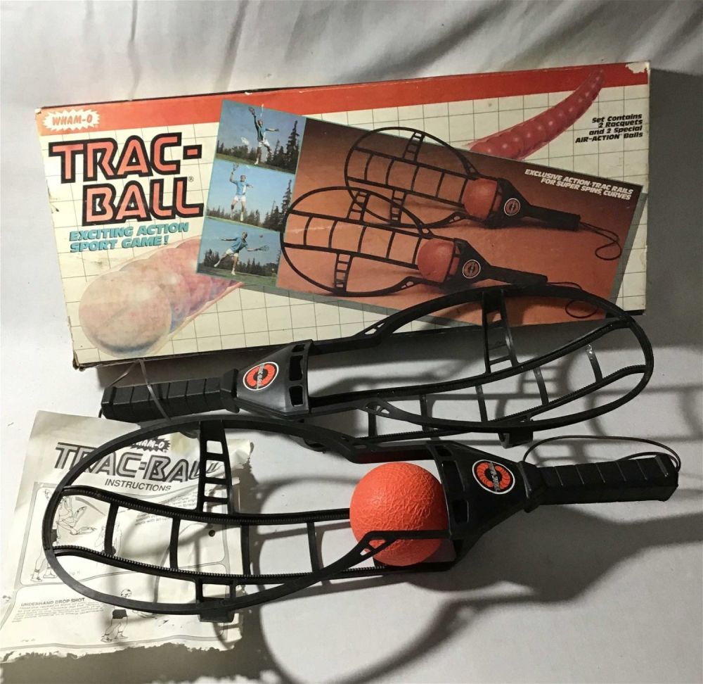 Lot 242: WAMO Tracball Game 2 rackets in org box