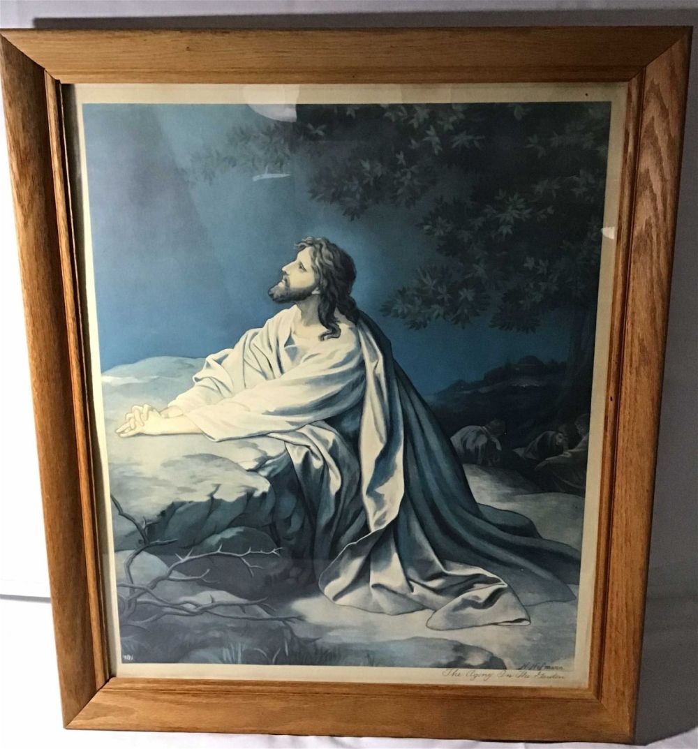 Lot 283: H. Hoffman print of The Agony In The Garden