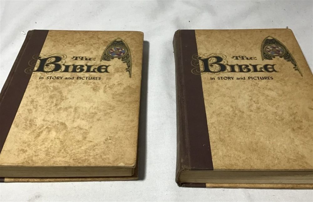 Lot 302: The Bible in Story & Pictures
