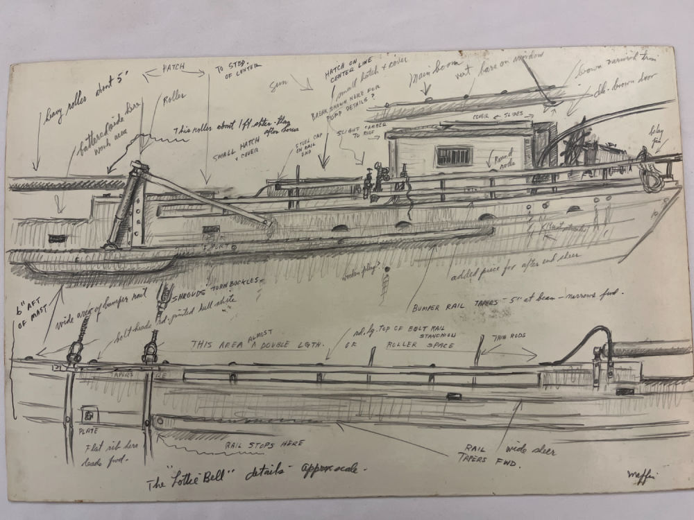 Lot 173: Maffei Signed Drawing The "Lottie Bell"