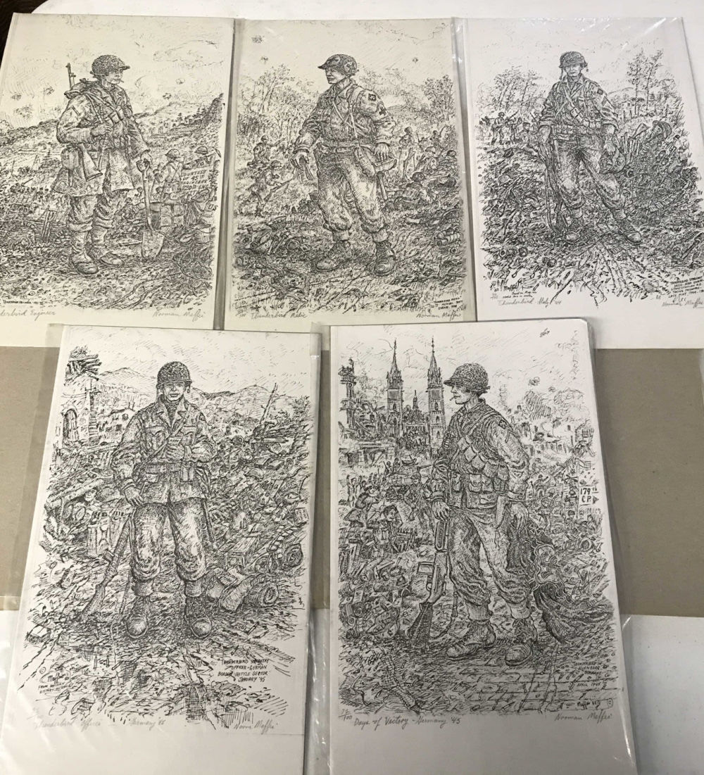 Lot 283: MAFFEI Prints Of Soldiers in Battle Scenes