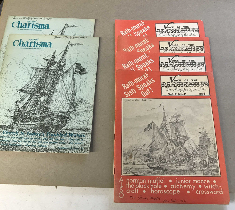 Lot 286: Norman MAFFEI cover art on two different