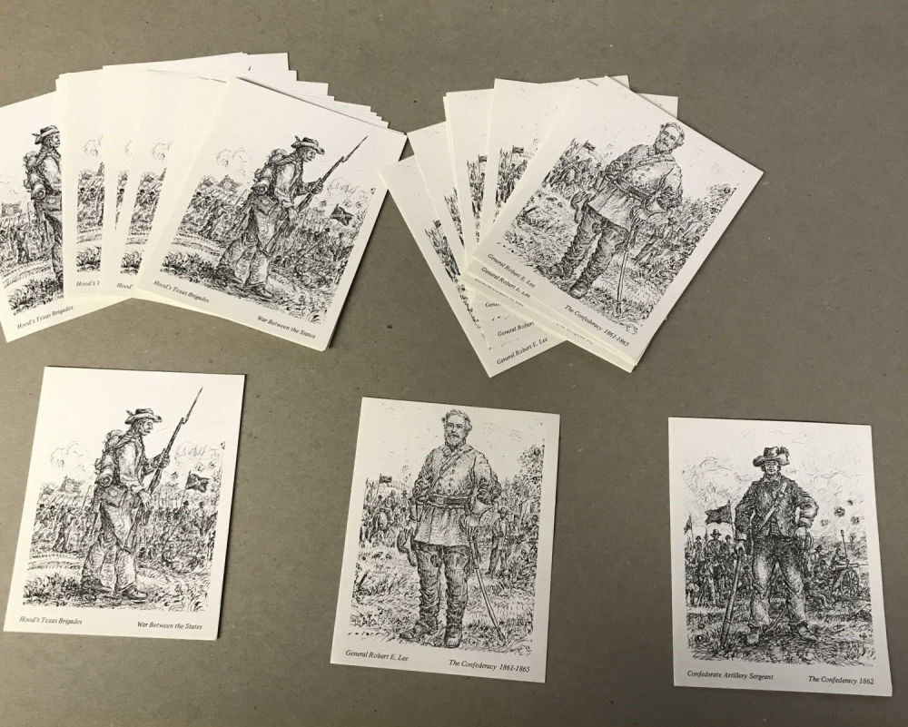 Lot 291: Norman Maffei Cards w/ Civil War Pictures