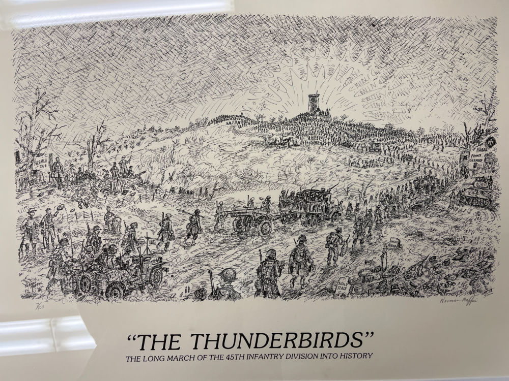 Lot 292: LE Signed Print Framed The Thunderbirds