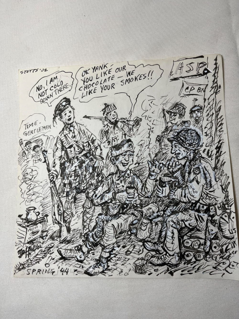 Lot 299: Maffei Drawing Exchange Between British &