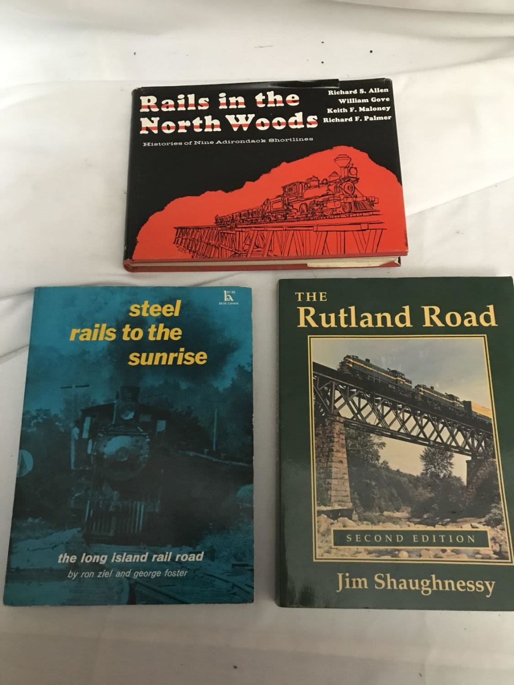 Lot 214: 3 Railroad books, including information, and
