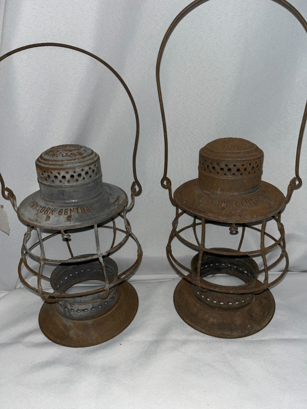 Lot 231: New York Central RR Lantern Frames (2)