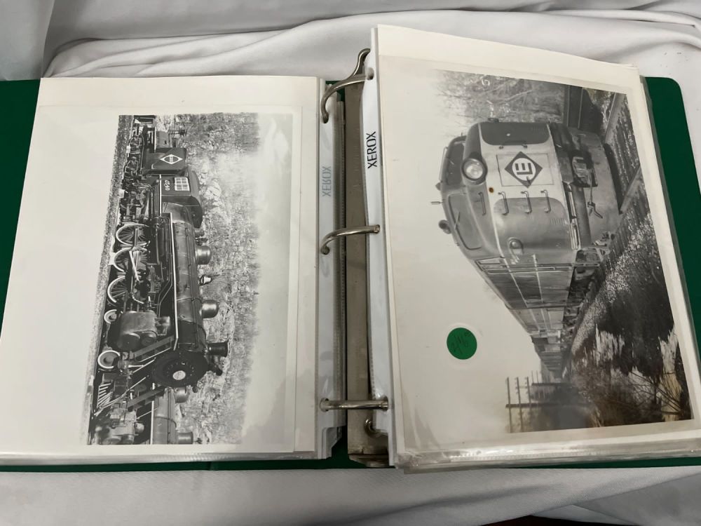 Lot 280: Binder Full of Railroad Photos & Pictures