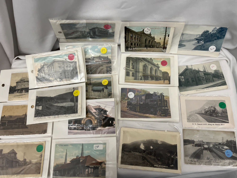 Lot 285: Vintage Railroad Postcard Collection