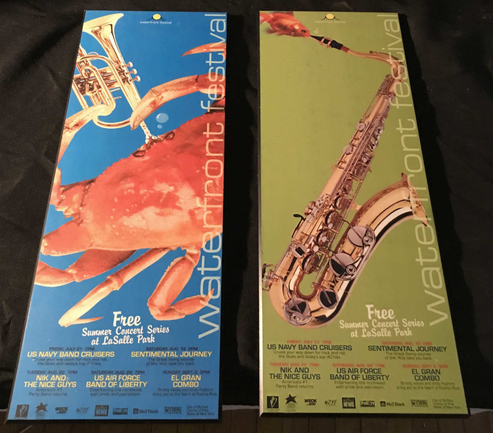 Lot 161: Advertising Wall Plaques for Summer Concert