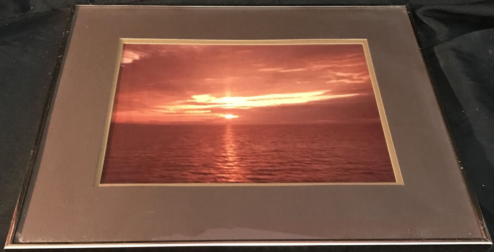 Lot 200: Picture of a Beautiful Sunset Over Water