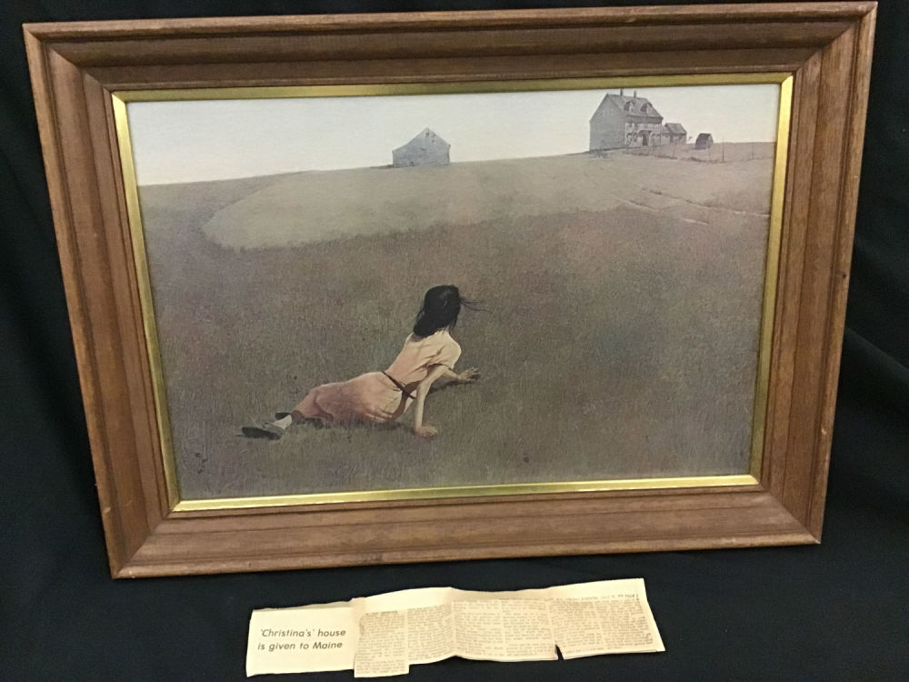 Lot 205: Christinas House Print on Board