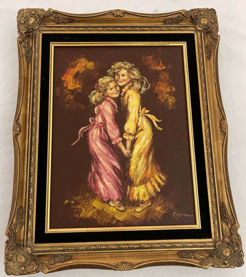 Lot 220: Karin Signed Original Street Dancers, O/O/C