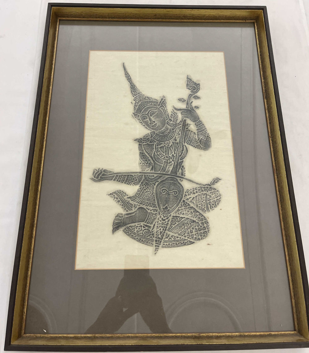 Lot 222: Vintage Siam Art Rubbing