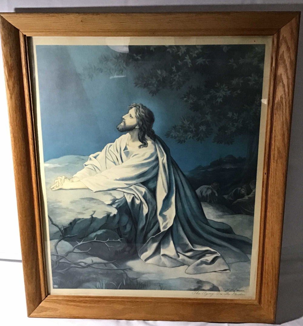 Lot 229: H. Hoffman print of The Agony In The Garden