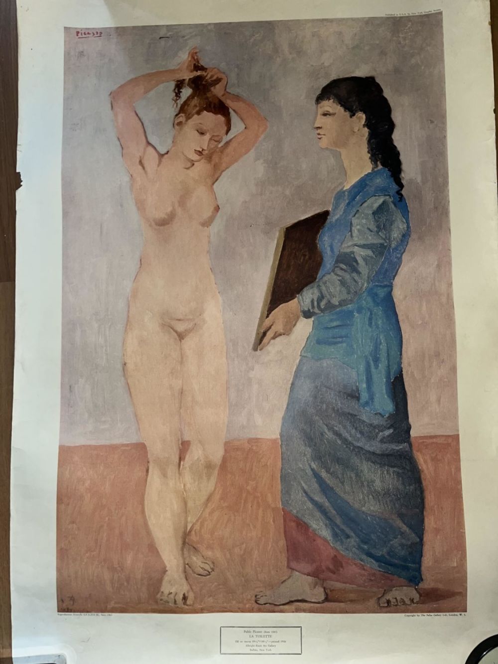 Lot 300: Pablo Picasso La Toilette Print