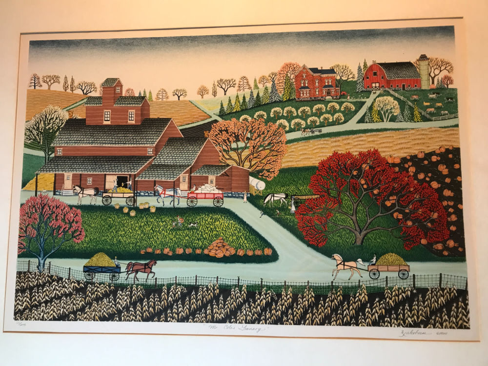 Lot 314: Kathy Jakobsen MR COLES Granary LE Lithograph