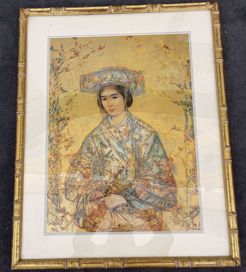 Lot 317: Edna Hibel THE BRIDE L.E. 965/1000