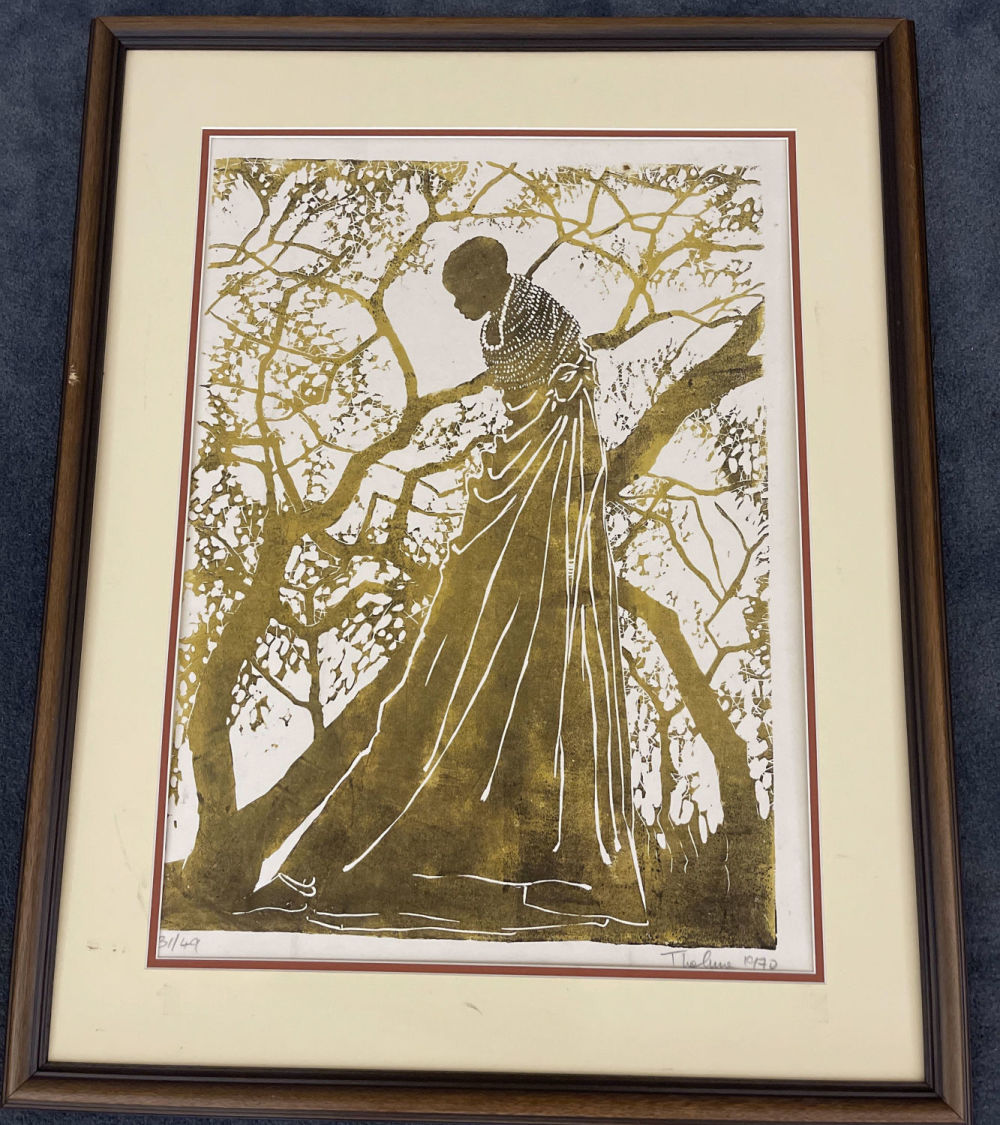 Lot 318: Vintage Print Engraving by THOLUNE LE 31/49