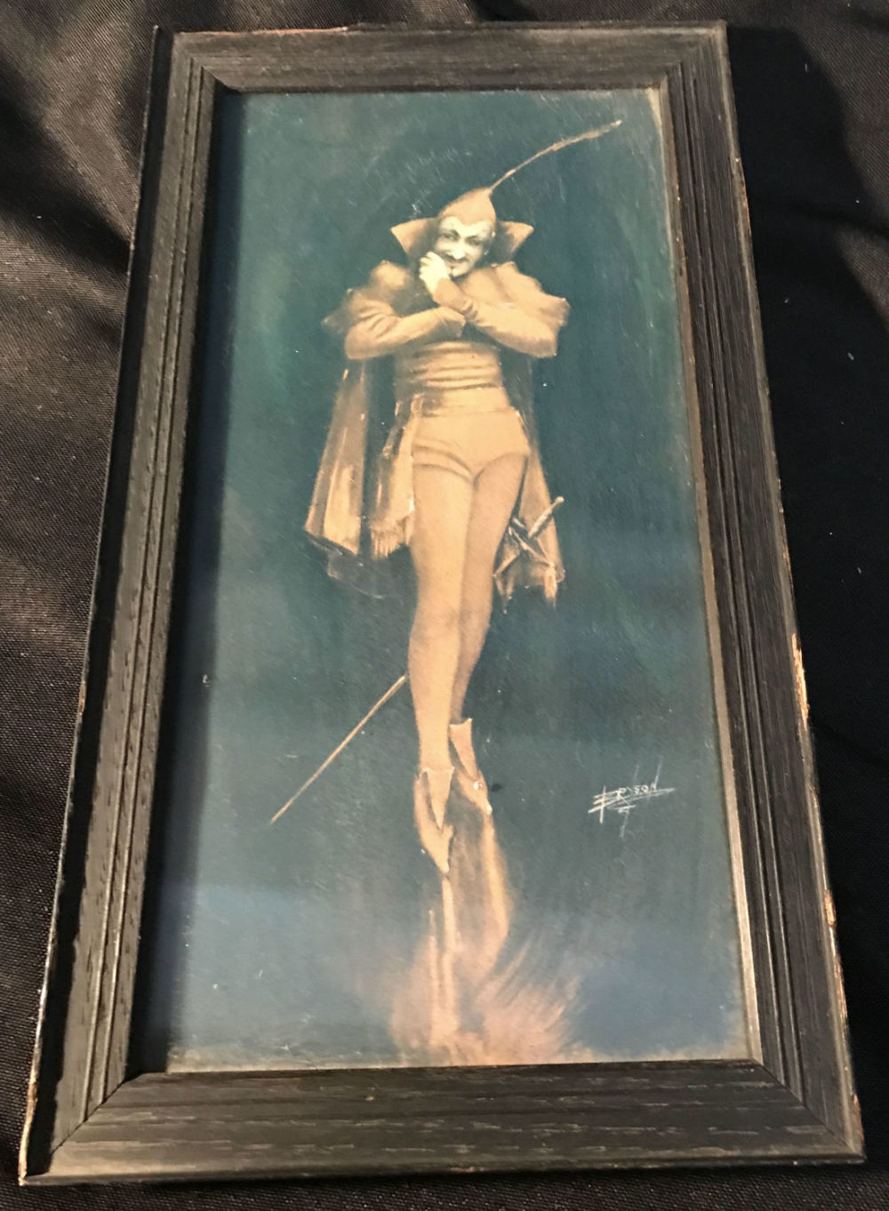 Lot 280: James Ross Bryson Print wood with glass