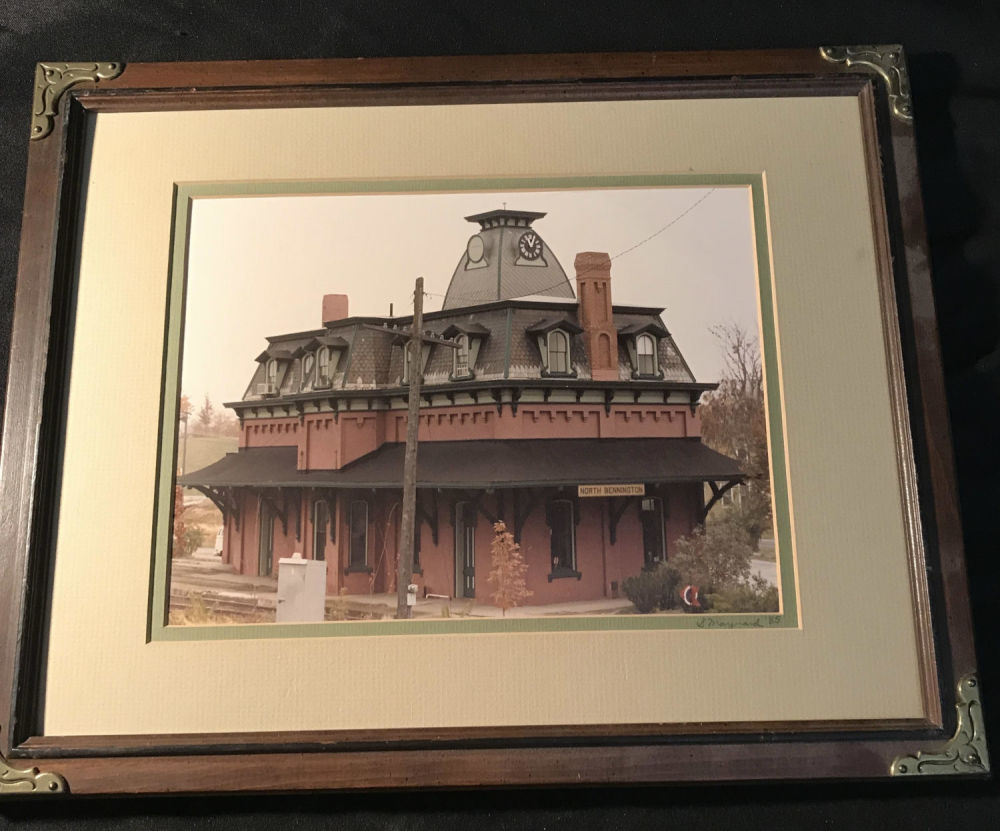 Lot 386: North Bennington, VT Railroad Station by S Maynard