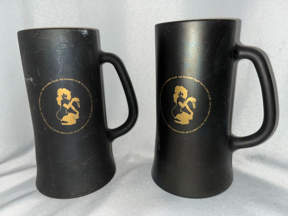 Lot 168: Playboy Club Glass Mugs(2)