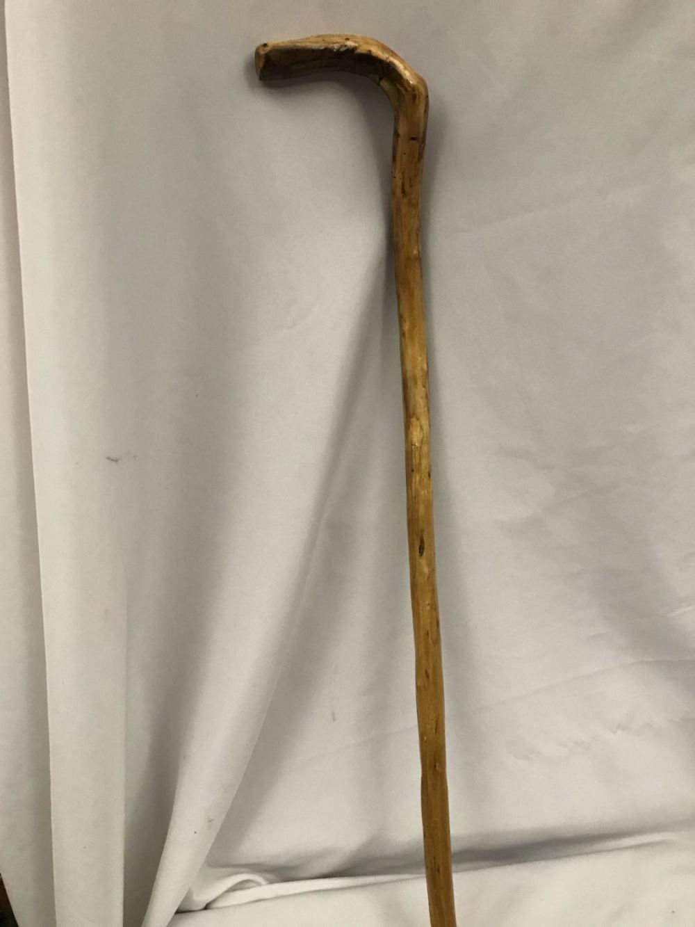 Lot 186a: Wood Glazed Walking Stick