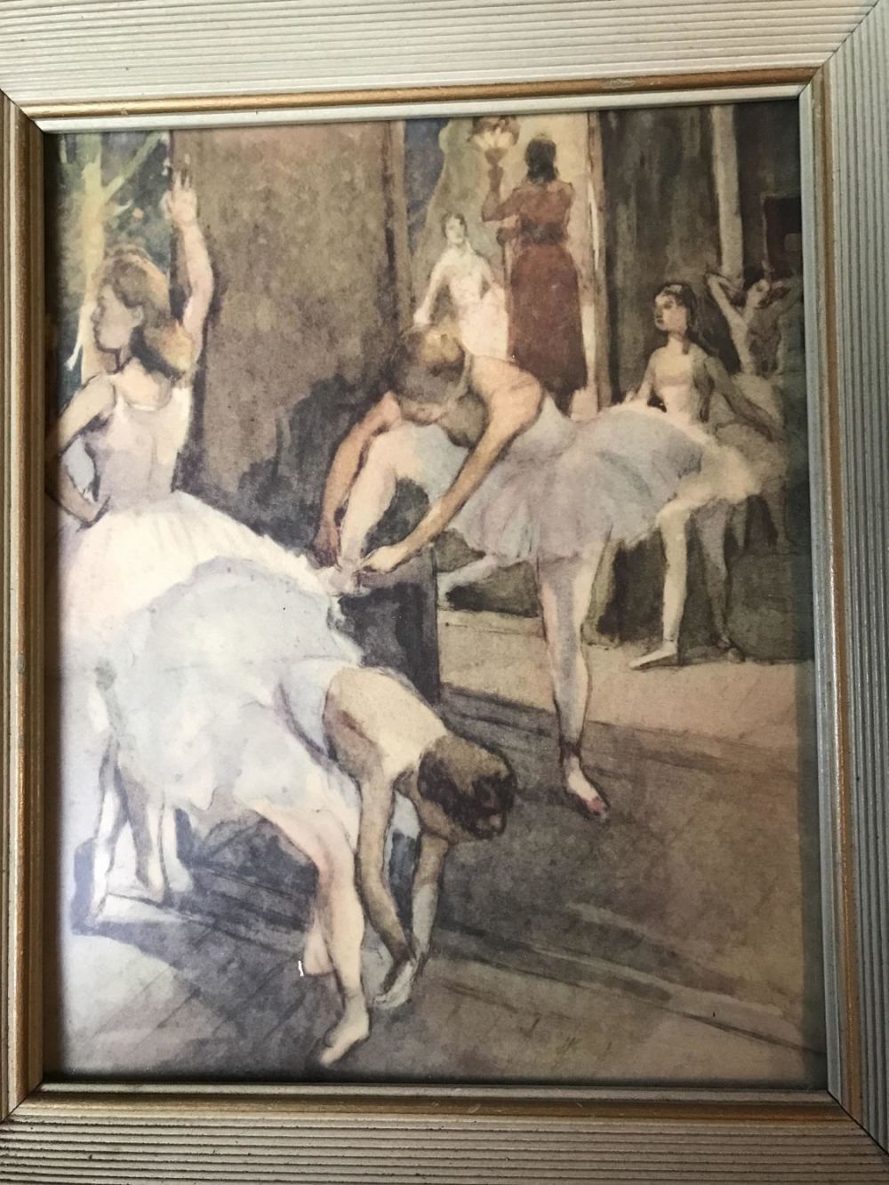 Lot 260: Ballerinas Framed Under Glass Print