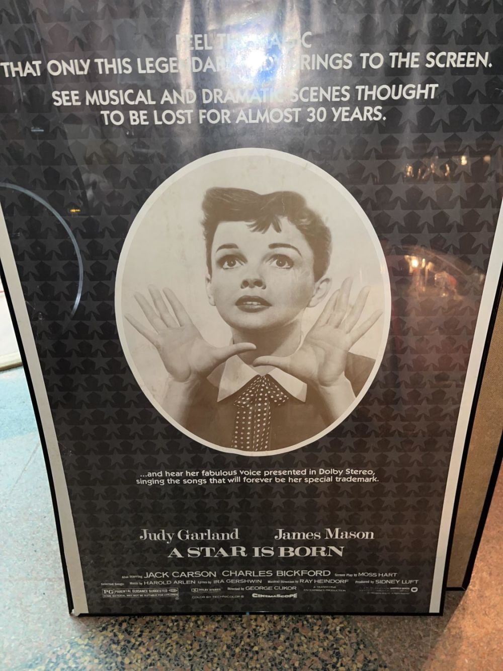 Lot 306: Vintage Movie Poster A Star is Born