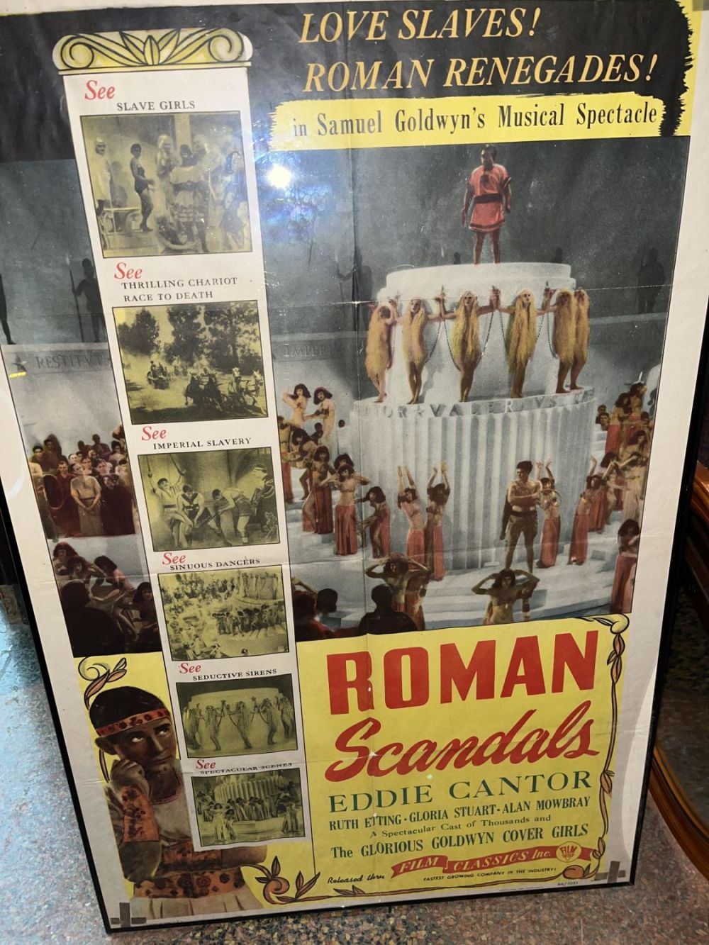 Lot 308: Vintage Movie Poster Roman Scandals