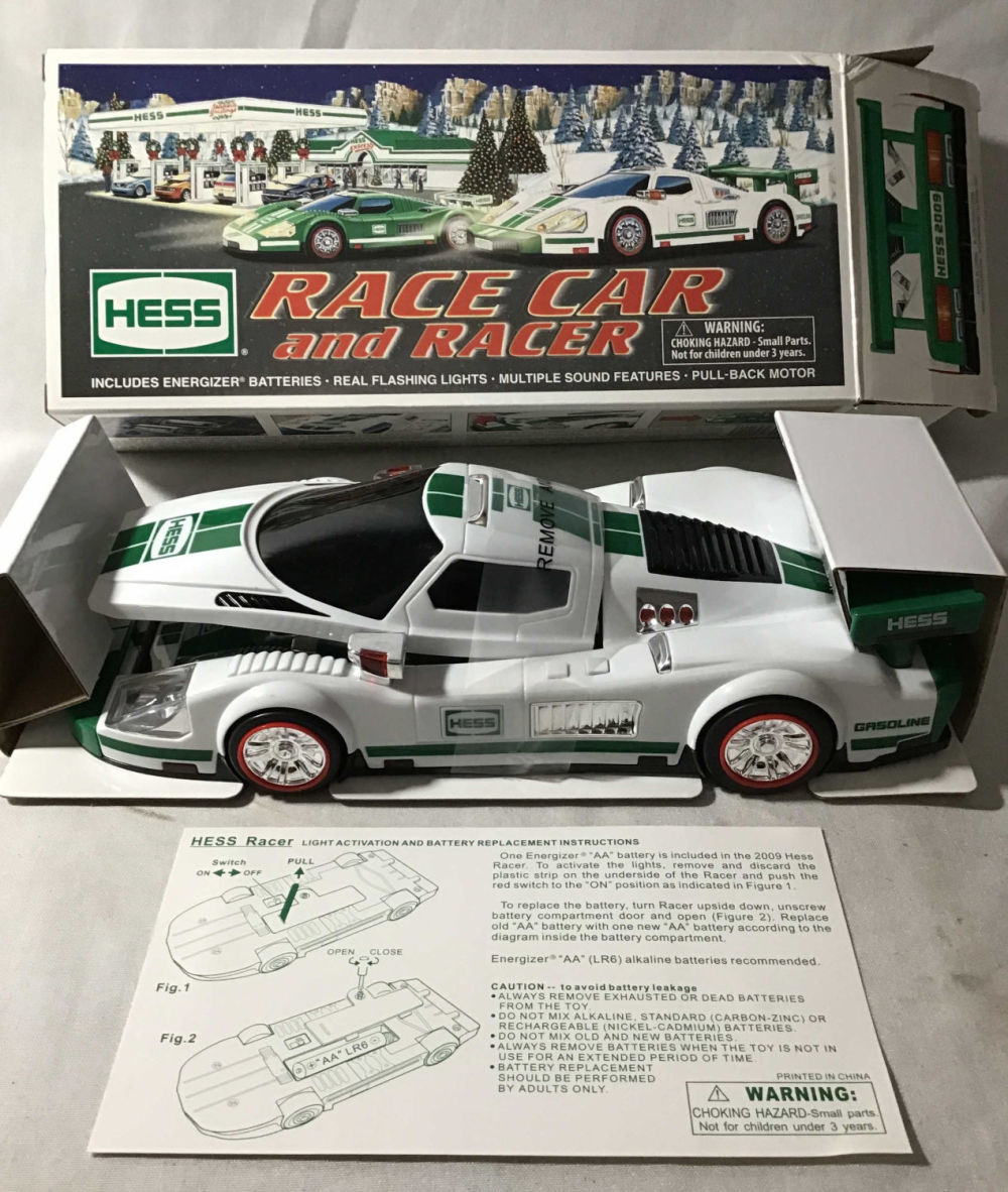 Lot 317: HESS Race Car and Racer brand new in box