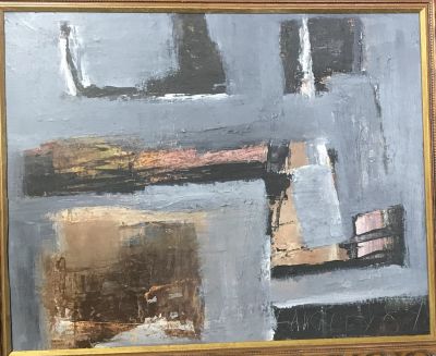 Lot 33 Katherine Langley Abstract 1984 Acrylic on Board The Lodge