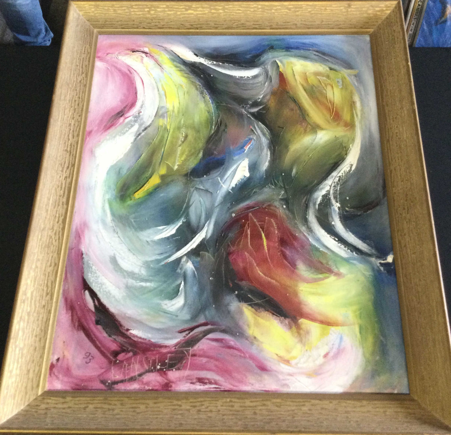 Lot 68 Katherine Langley ABSTRACT oil on canvas The Lodge Auction House