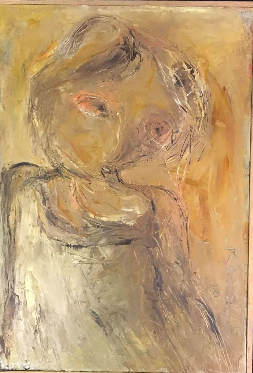 Lot 161: Katherine Langley WINNIE Oil on Board
