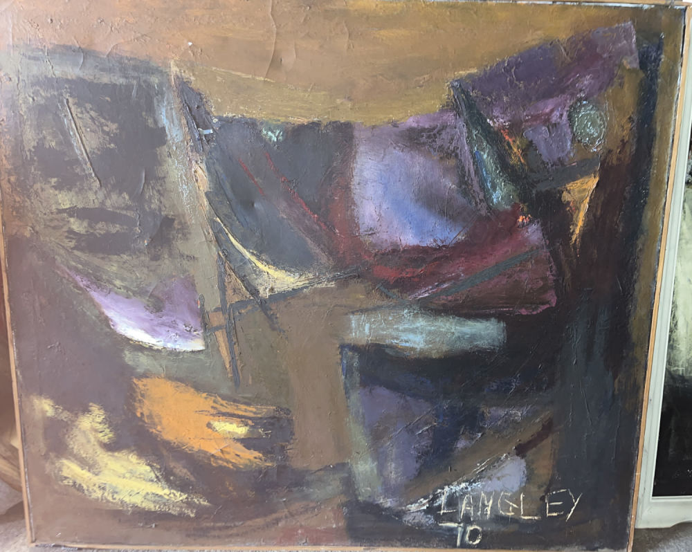 Lot 230: Katherine Langley SIGNED Oil on Canvas