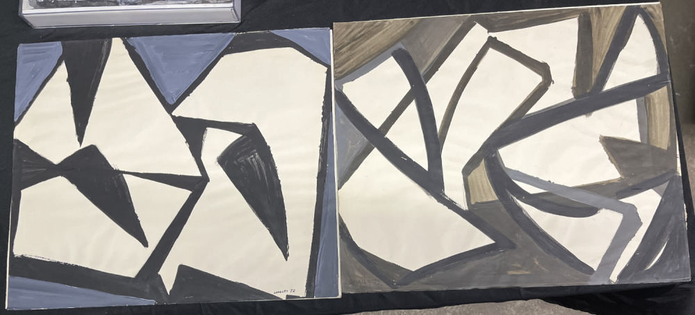 Lot 241: Katherine Langley SIGNED 72 Watercolors (2)