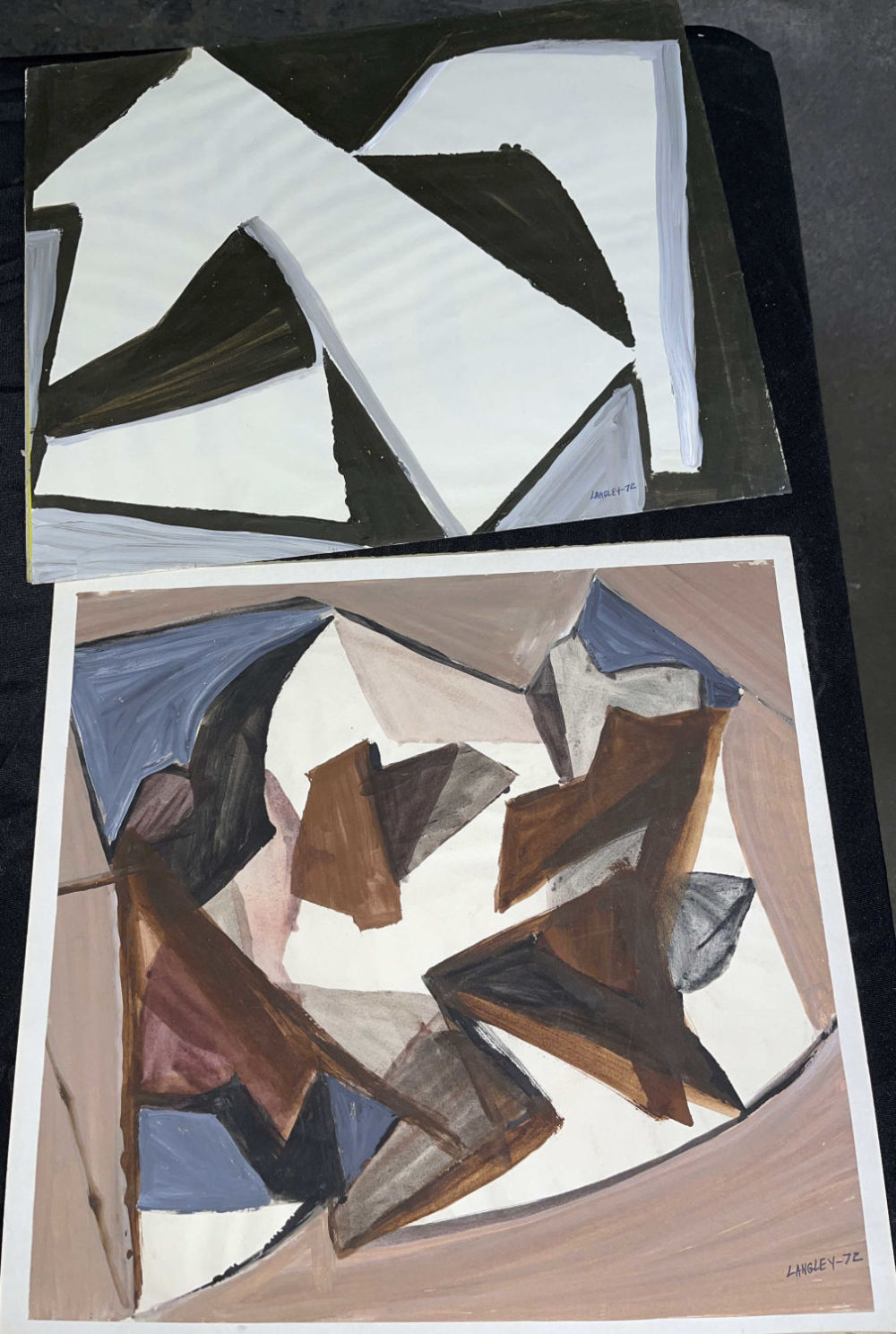 Lot 244: Katherine Langley Watercolors (2) 1972