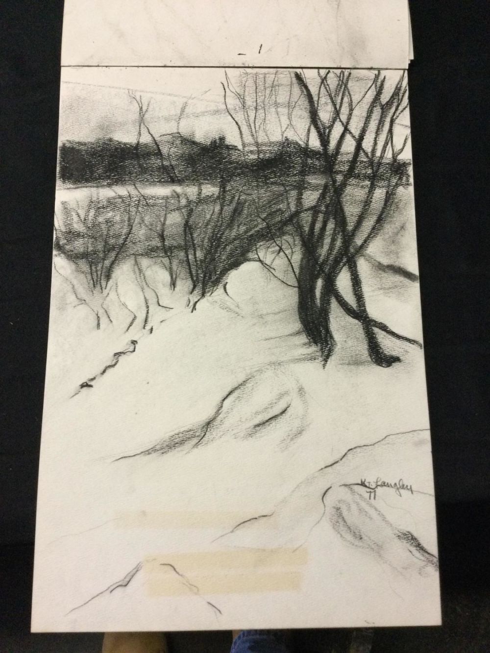 Lot 249: Catherine Langley 1976 abstracts and sketches