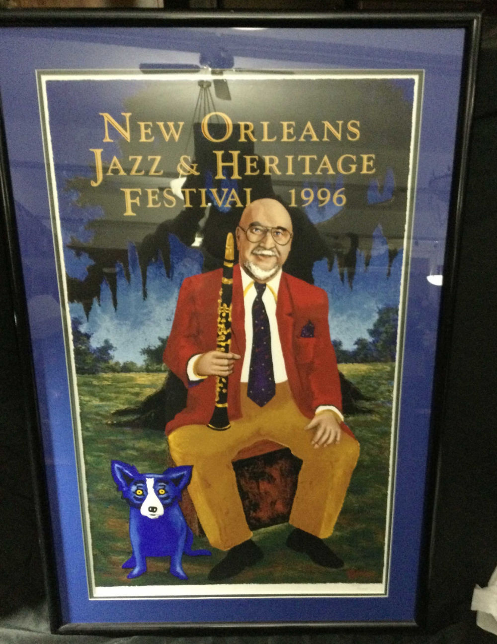Lot 168: Signed Lithograph New Orleans Jazz & Heritage Fest