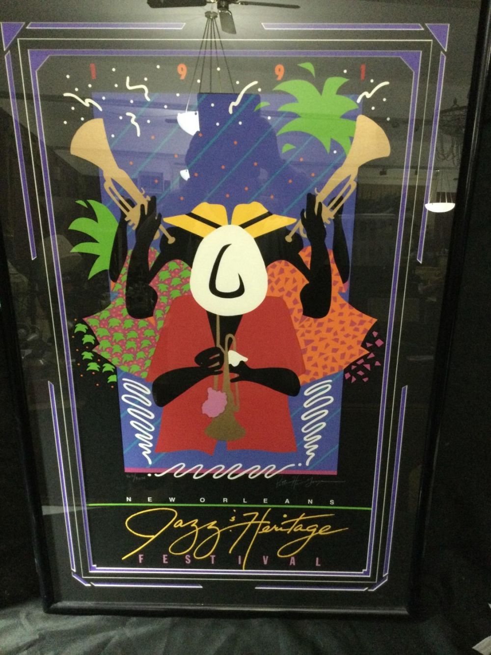 Lot 169: Signed Lithograph New Orleans Jazz and Heritage